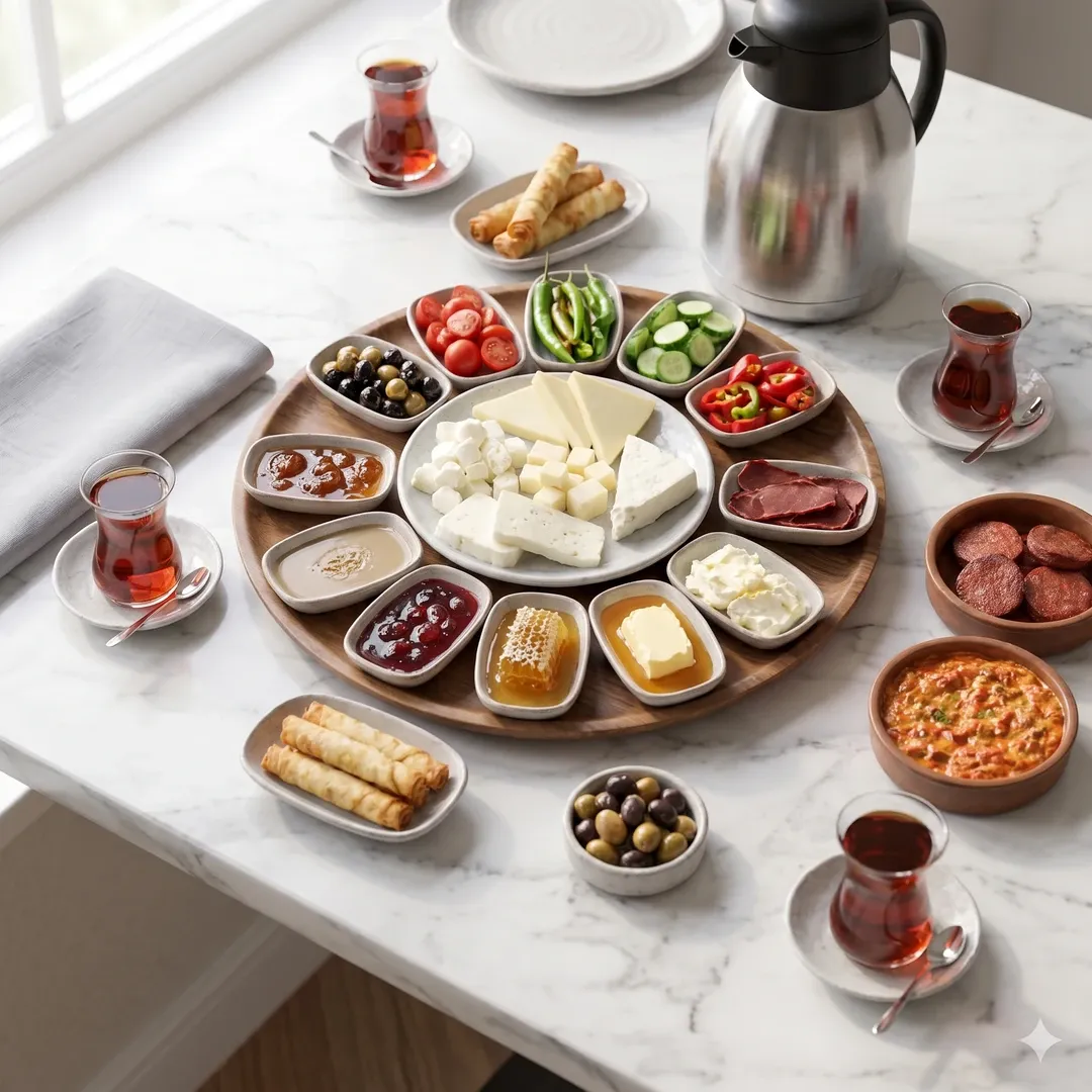 Bahen Serpme Kahvaltı (3 Kişilik)