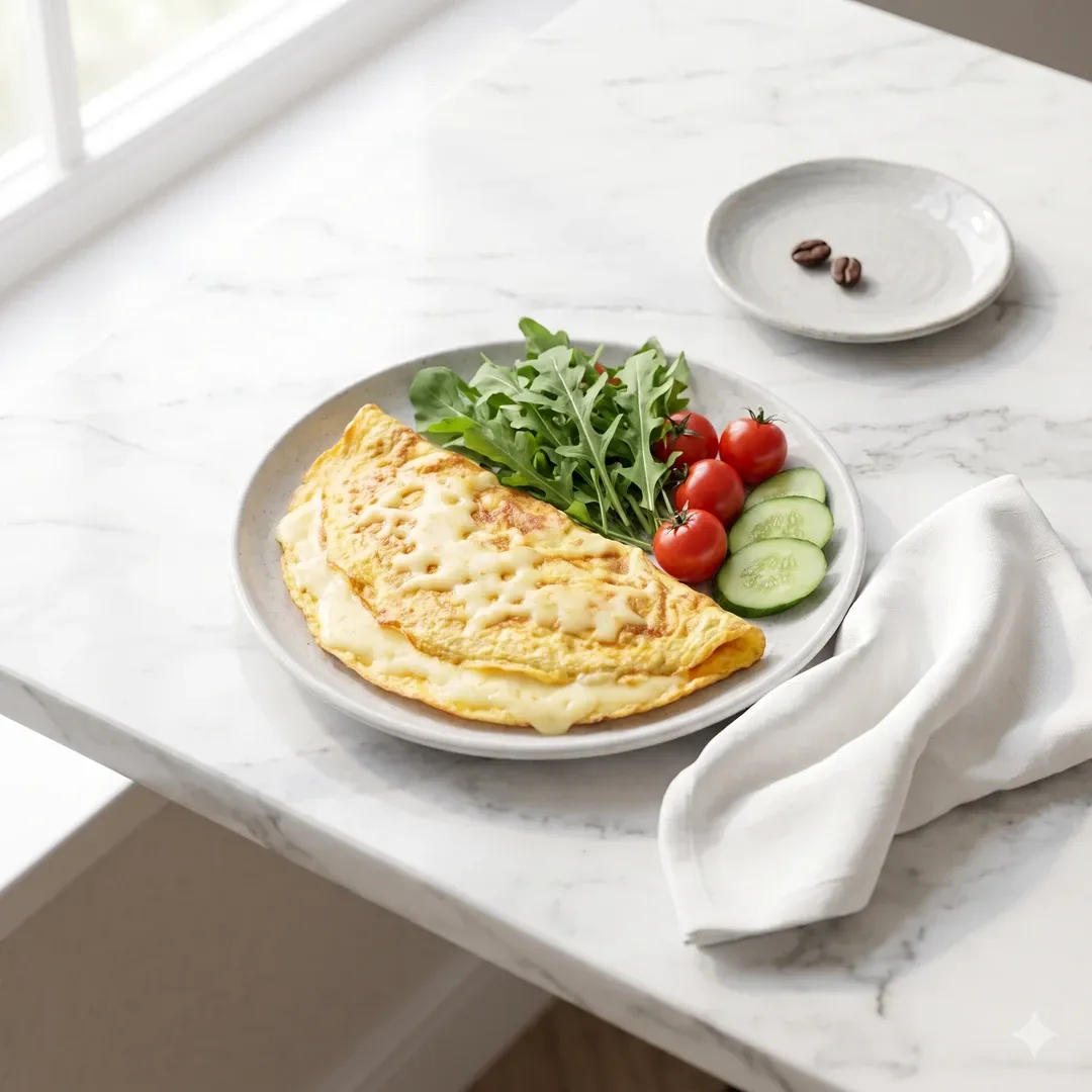 Kaşarlı Omlet