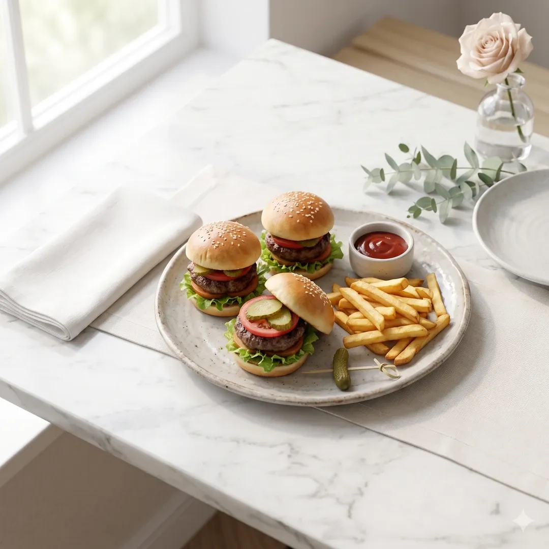 3'lü Mini Burger