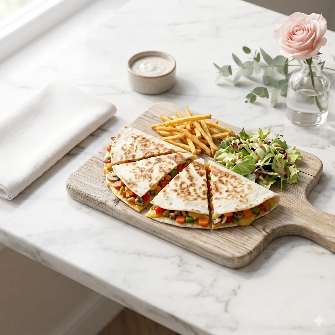 Sebzeli Quesadilla
