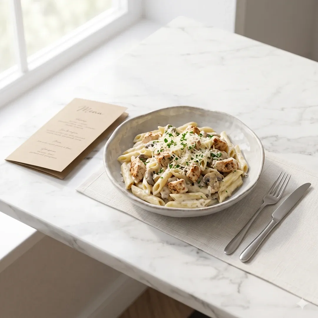 Penne Tavuklu
